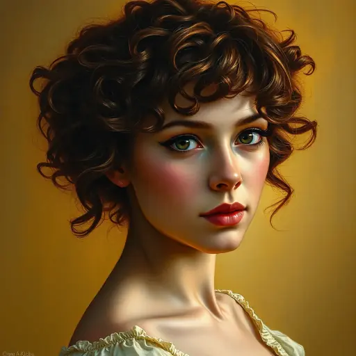 Portrait photo transformed into oil painting style using LUNA AI art generator from photo
